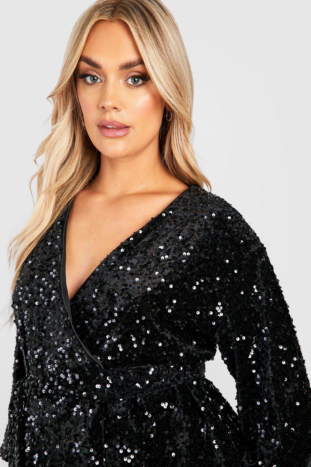 Boohoo sequins outlet