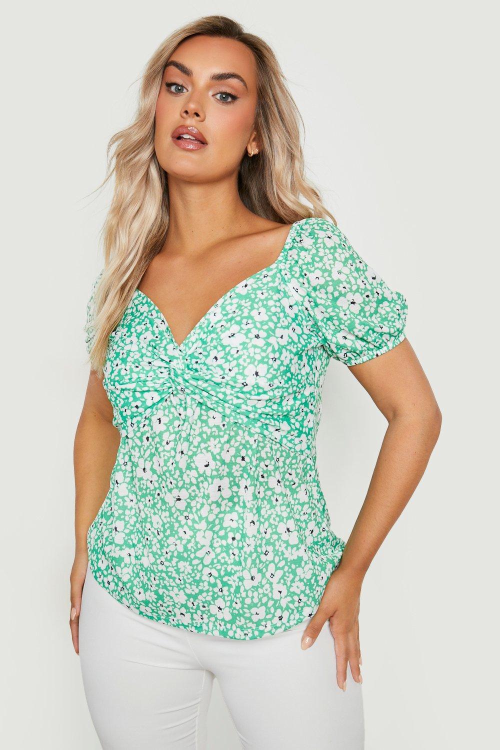 Boohoo on sale tops plus