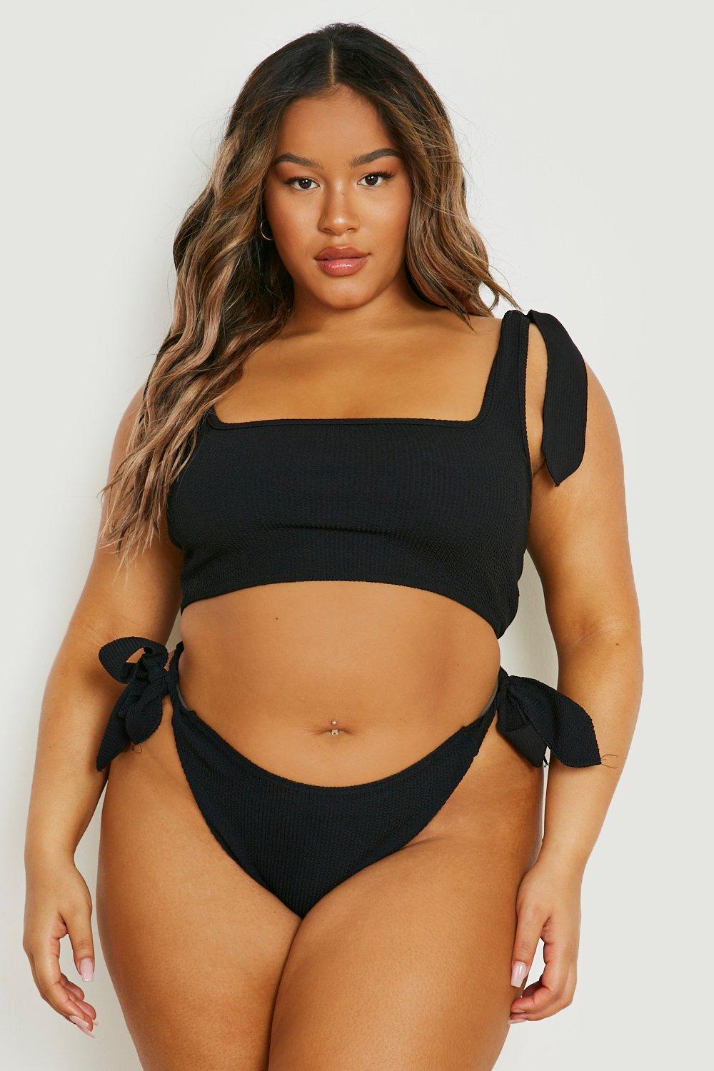 Boohoo plus store size bikini