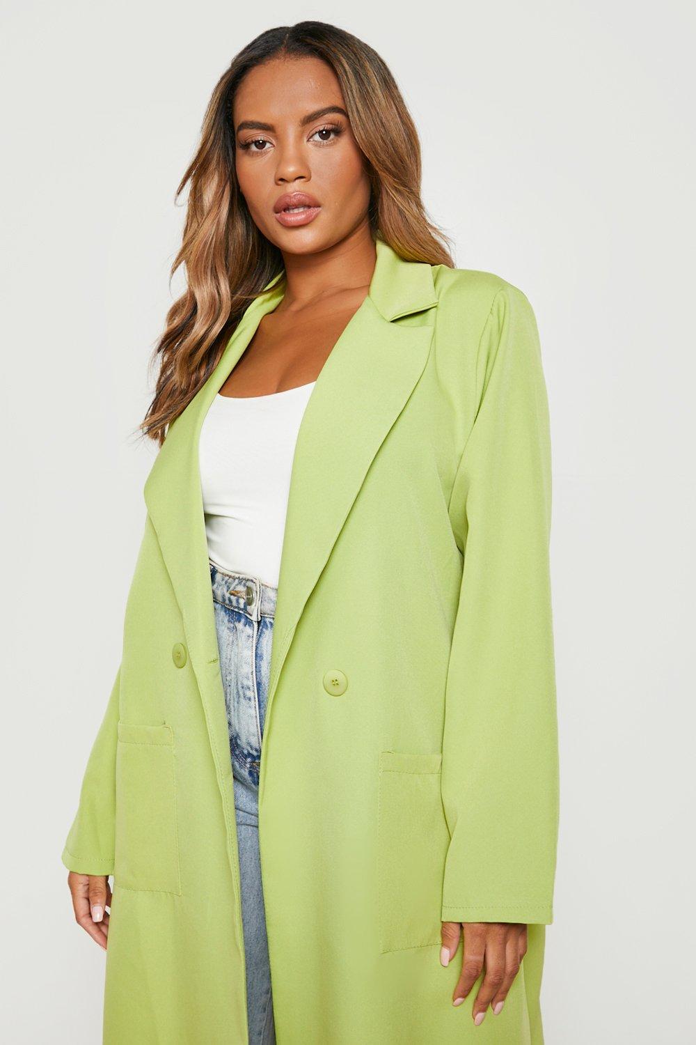 Boohoo longline outlet blazer