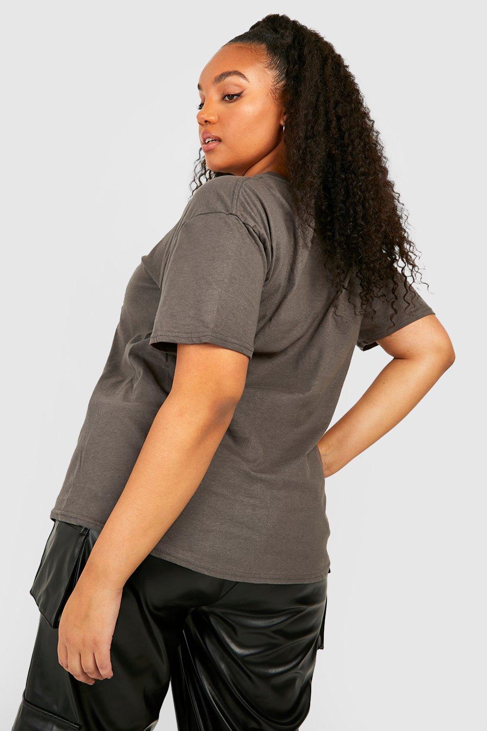 Kurve Plus Size The Excellent Extra Long Length Leggings (1XL-3XL) -Made in  USA- Charcoal at  Women's Clothing store