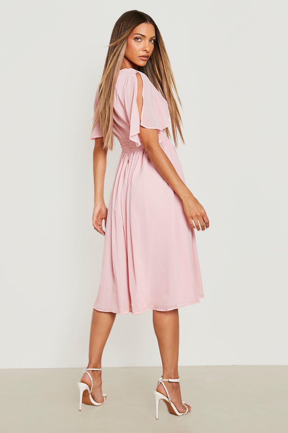 Robe mousseline mi longue top