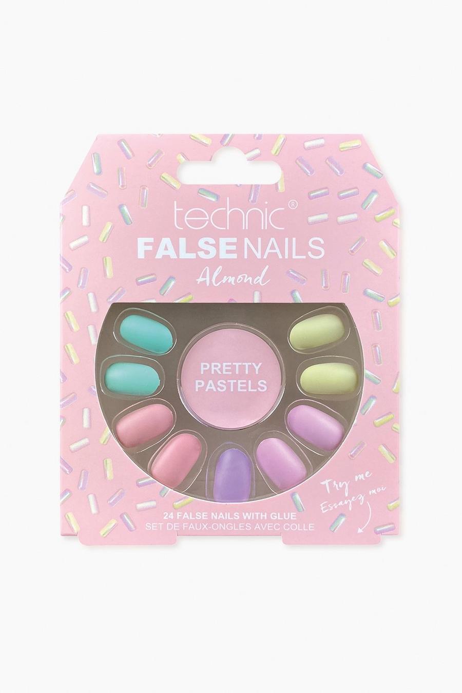 Technic - Faux ongles Almond - Pretty Pastels, Multi image number 1