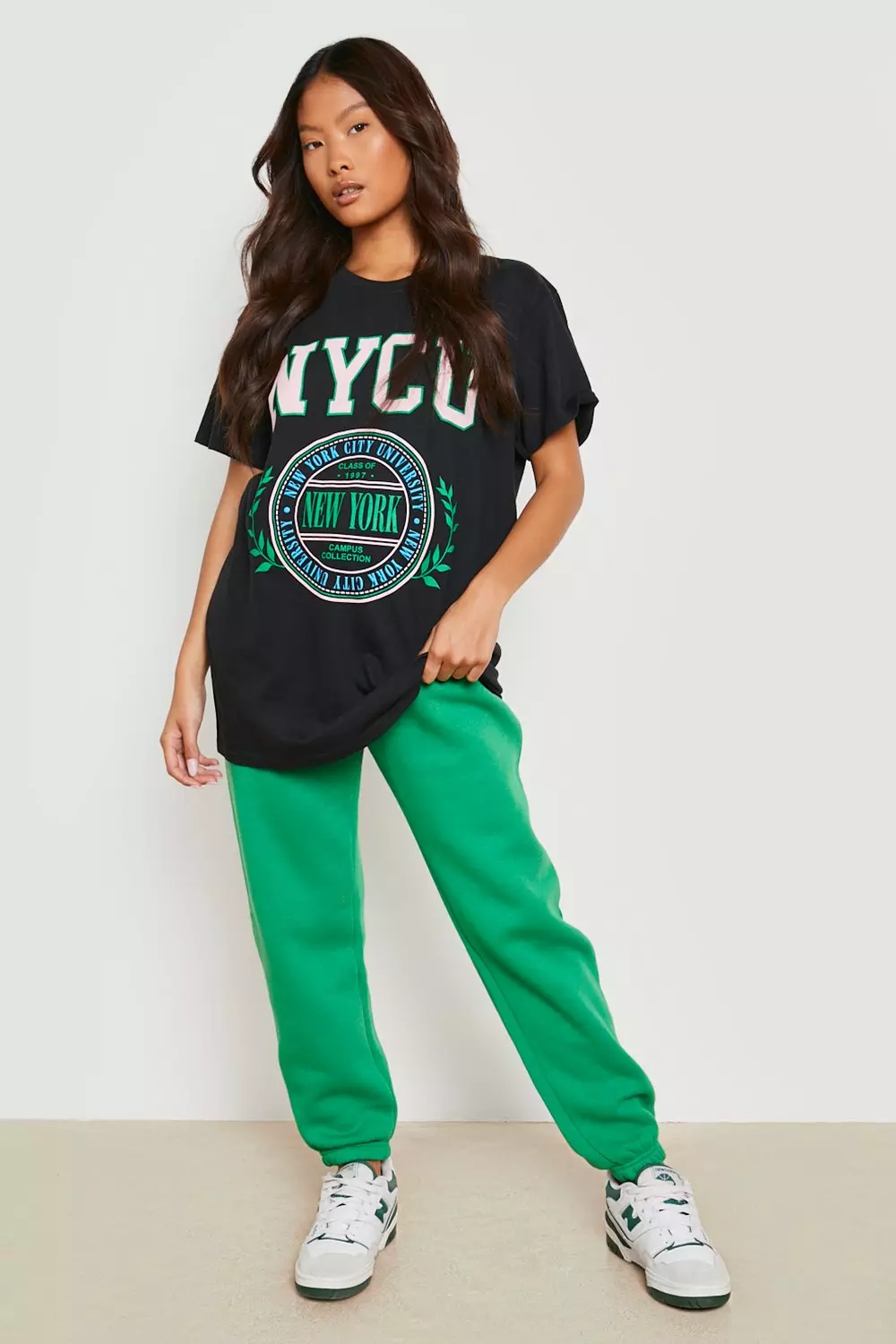 Petite New York Oversized T-shirt