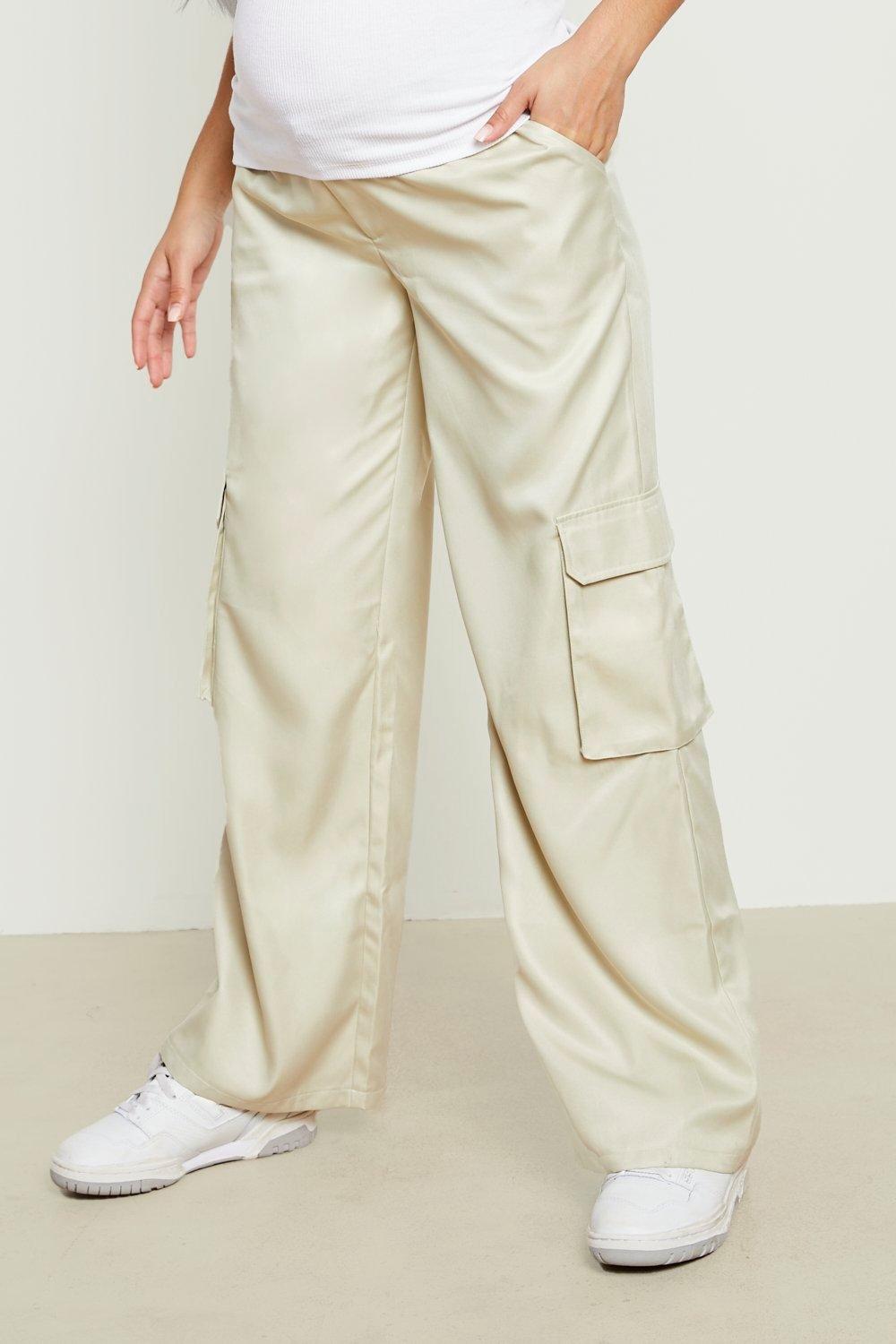 Pantalon blanco premama hot sale