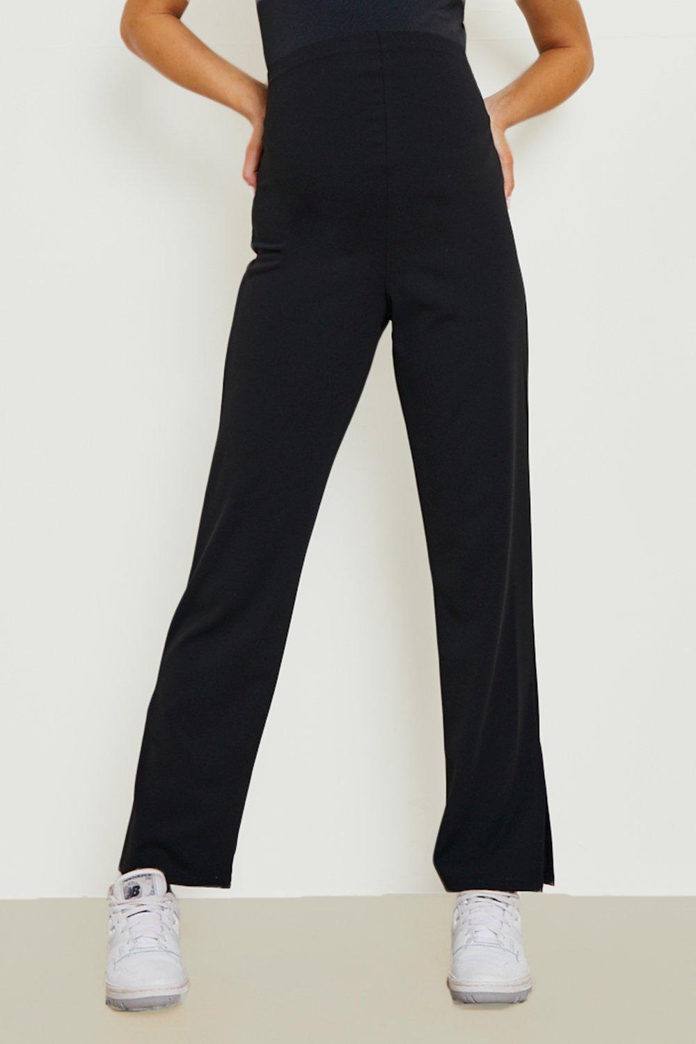 Draped Satin Tailored Pants