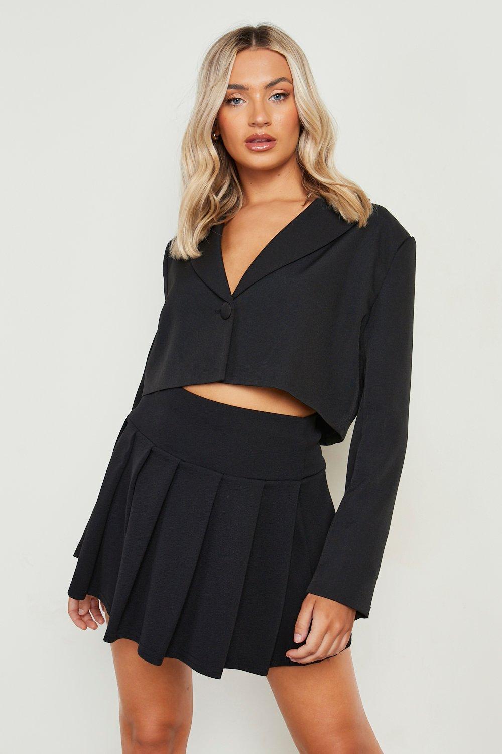 Micro Mini Pleated Tennis Skirt