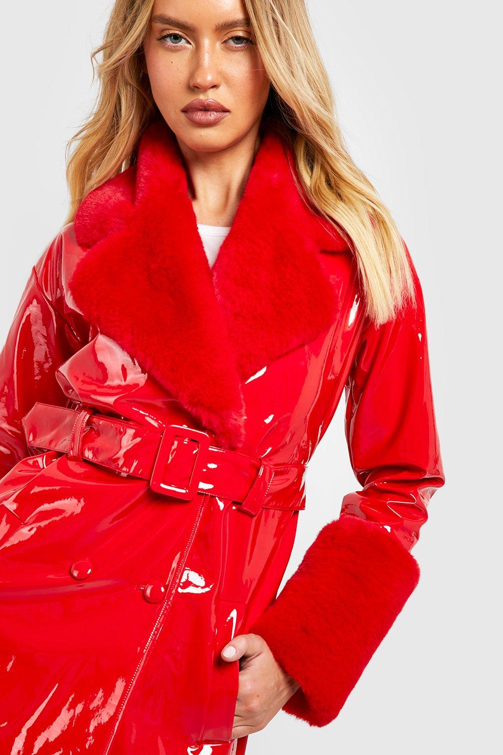 Boohoo hot sale vinyl jacket