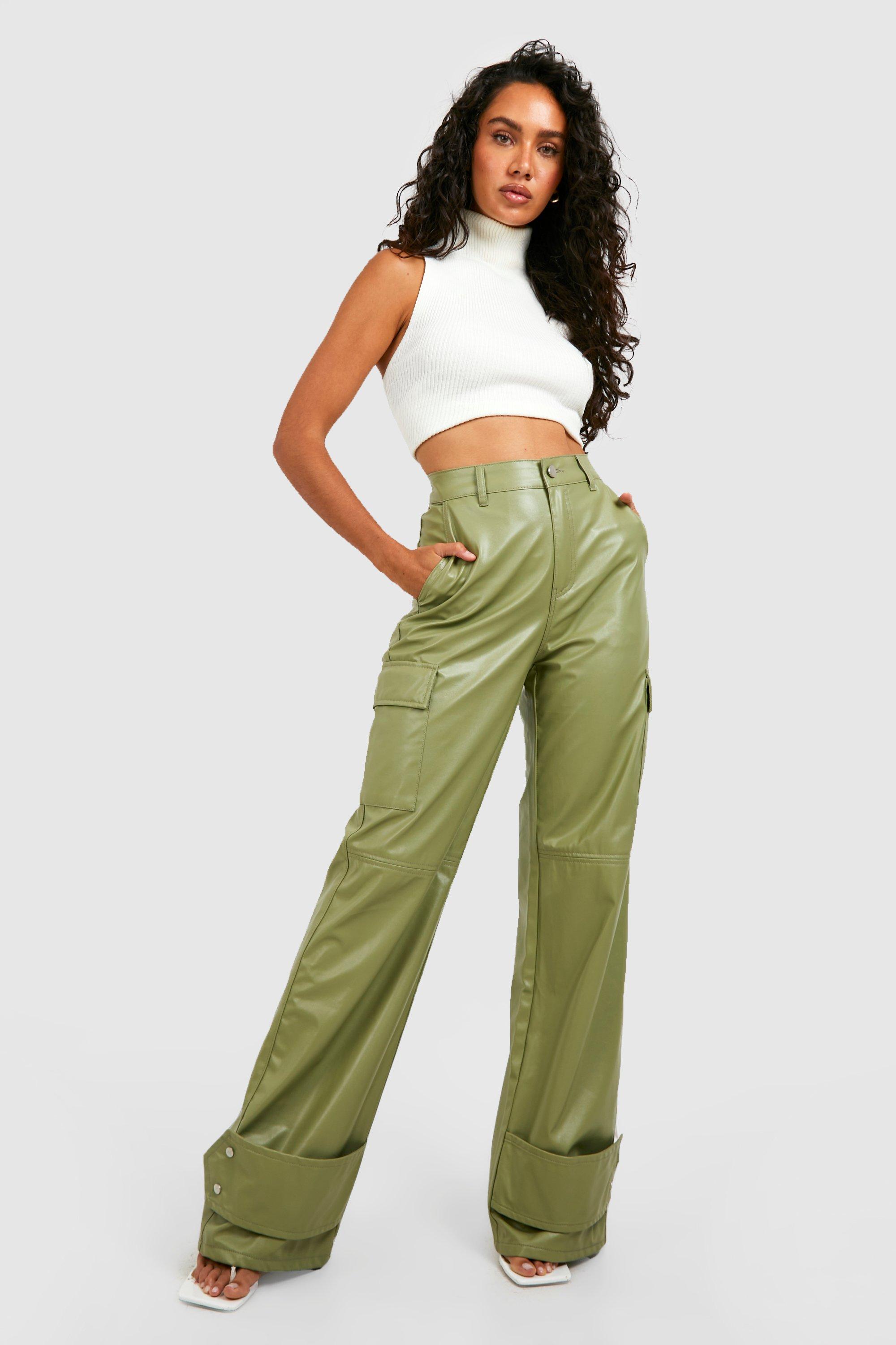 Plus Shell Cargo Pocket Straight Leg Pants