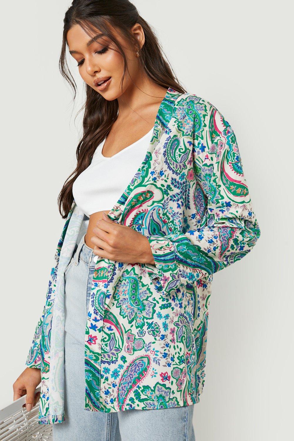 Paisley hot sale kimono cardigan