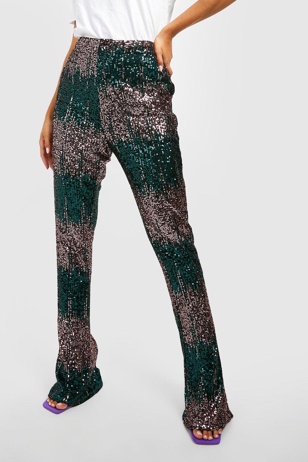 Sequin Flared Legging