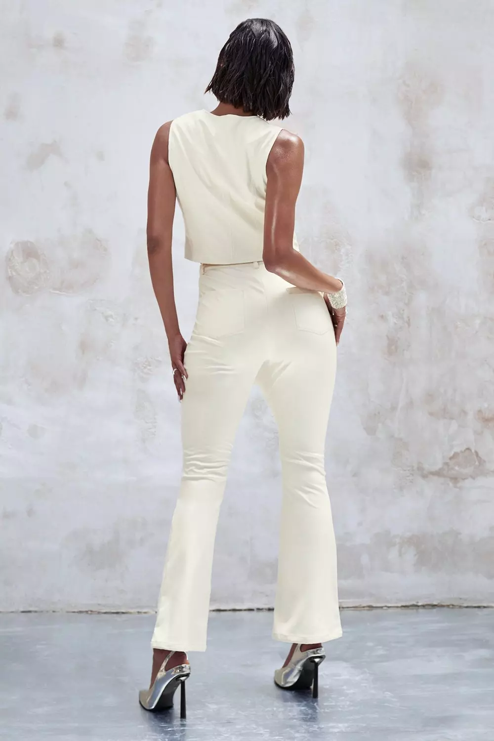 Leather Pants: Boohoo by Kourtney Kardashian Barker Faux Leather Flared  Pants, Boohoo by Kourtney Kardashian Baker Collection is Here, Shop Our 14  Picks