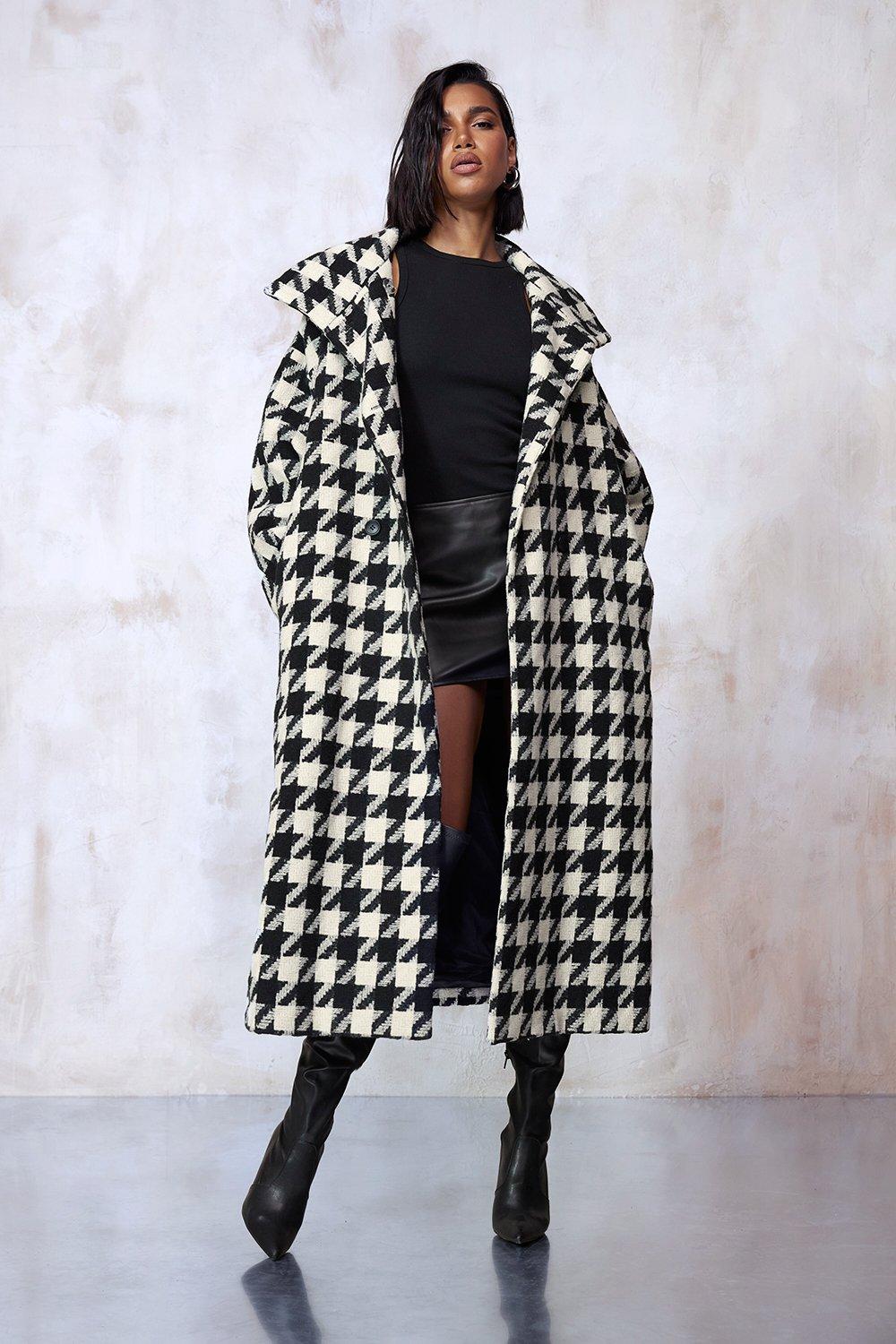 Jigsaw dogtooth 2024 maxi coat