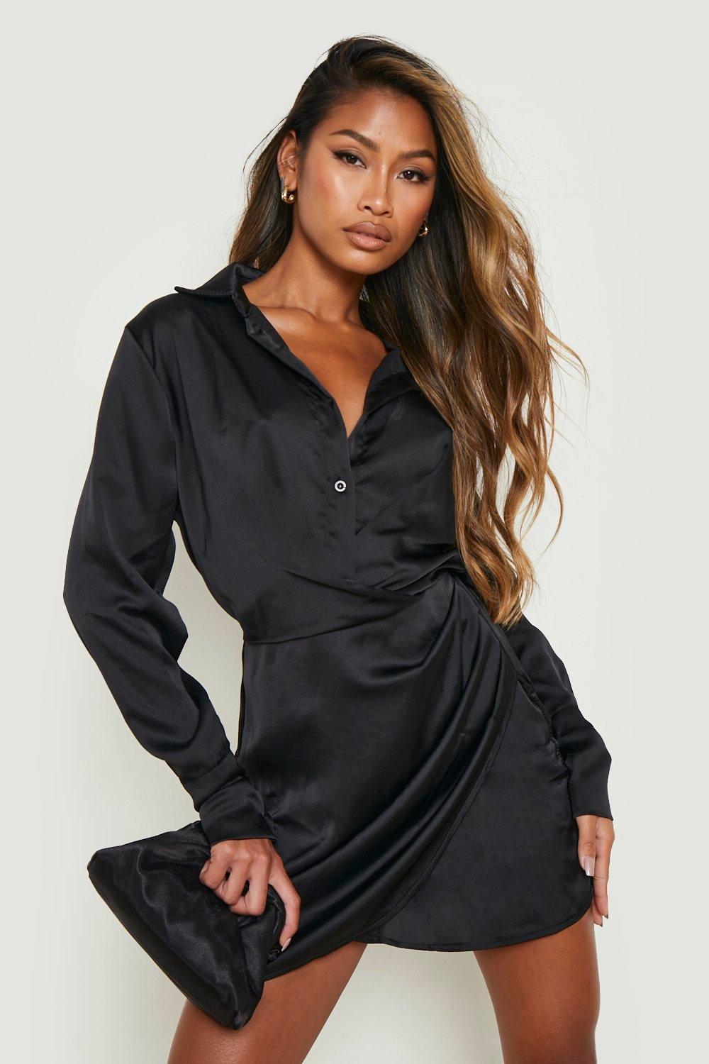 Robe blouse noire hotsell