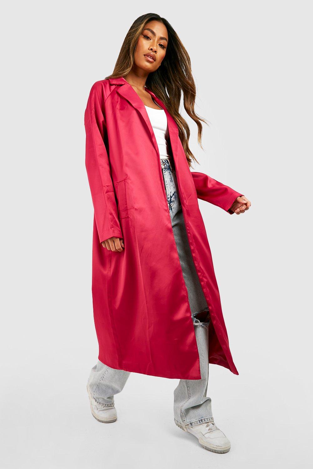 Long duster hot sale jacket womens