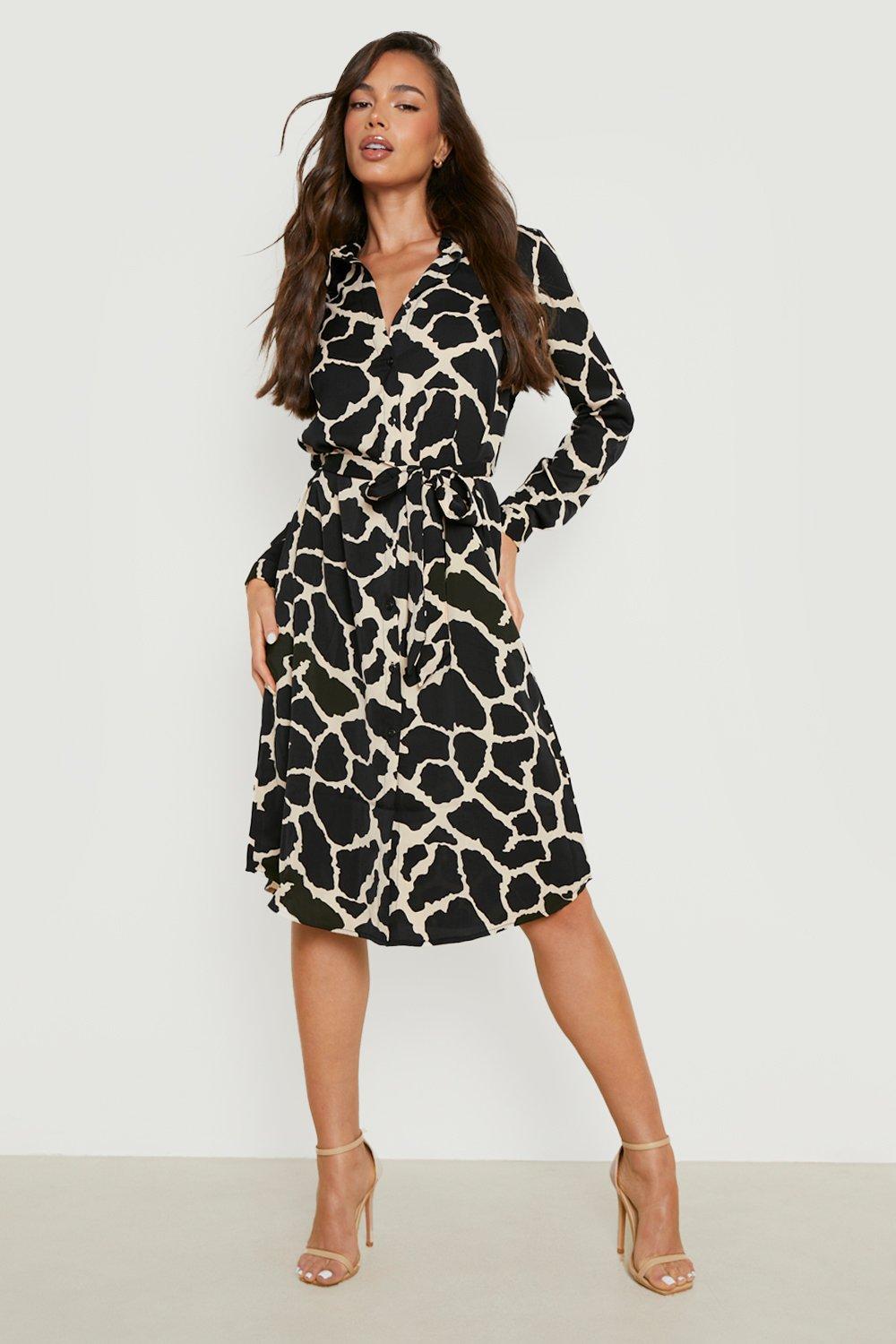 Topshop giraffe cheap dress