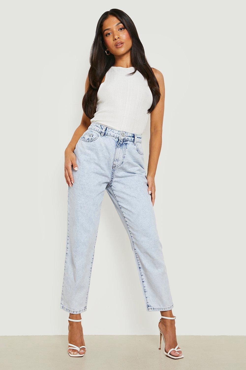 cheap petite mom jeans