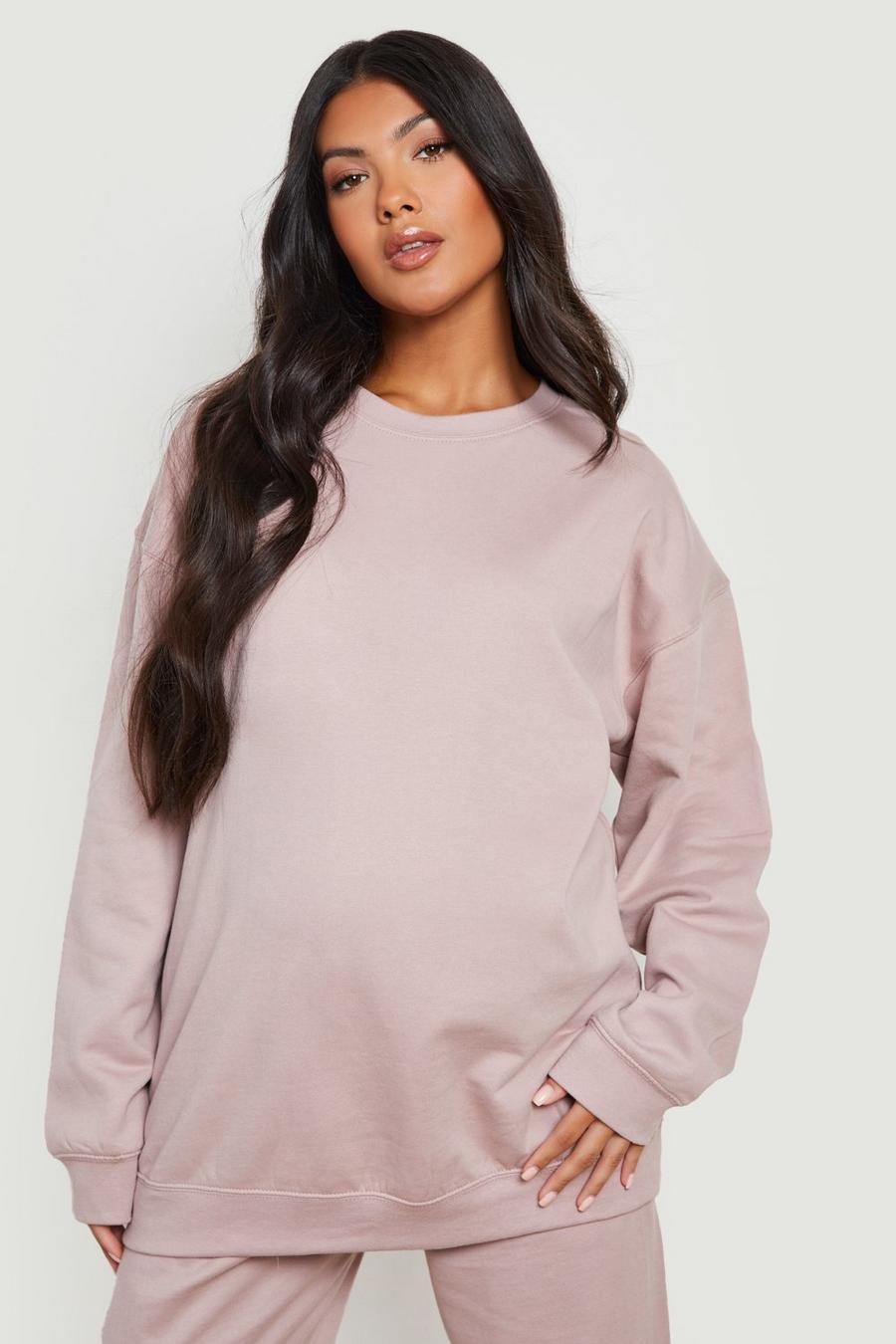 Mink beige Maternity Basic Sweatshirt image number 1