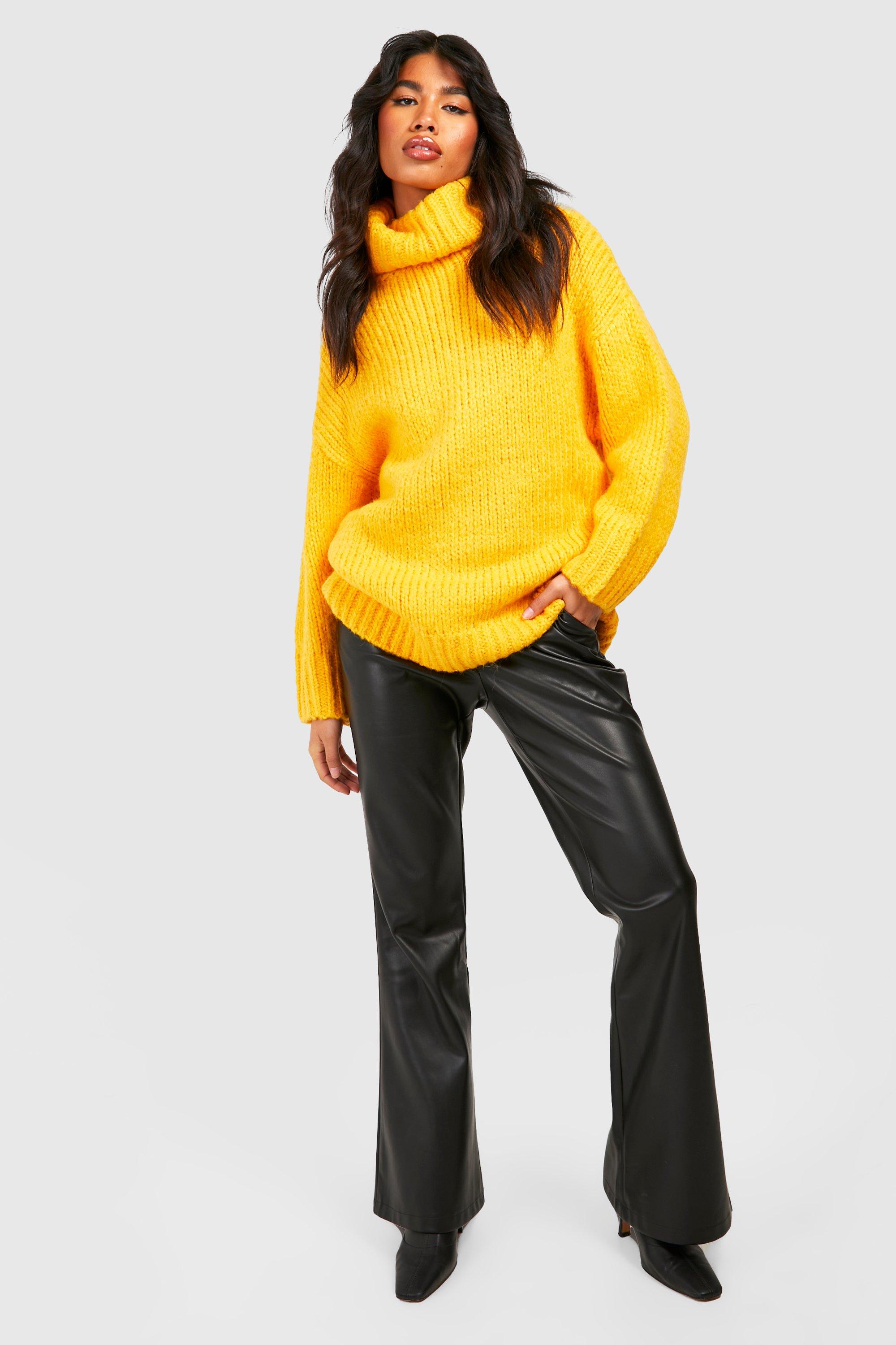 Chunky mustard jumper sale