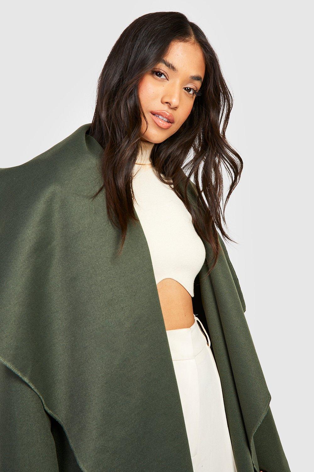 Petite on sale waterfall coat