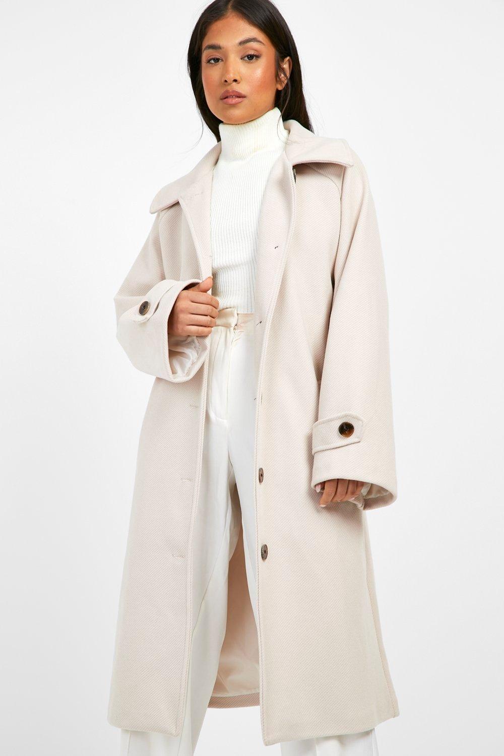 White petite hot sale coat