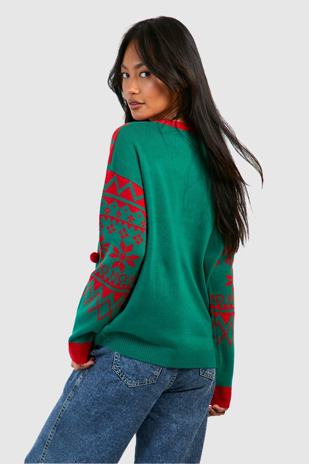 Pom pom hotsell christmas sweater