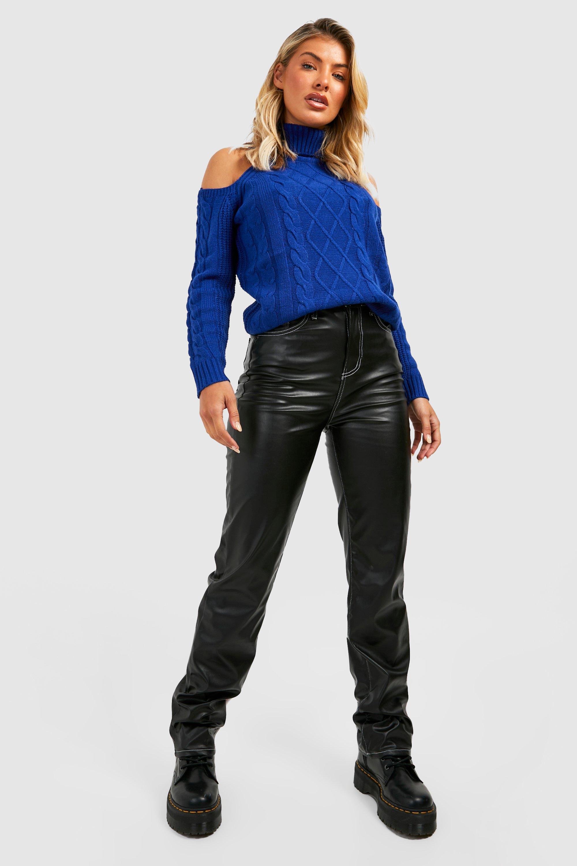 Boohoo cold outlet shoulder jumper