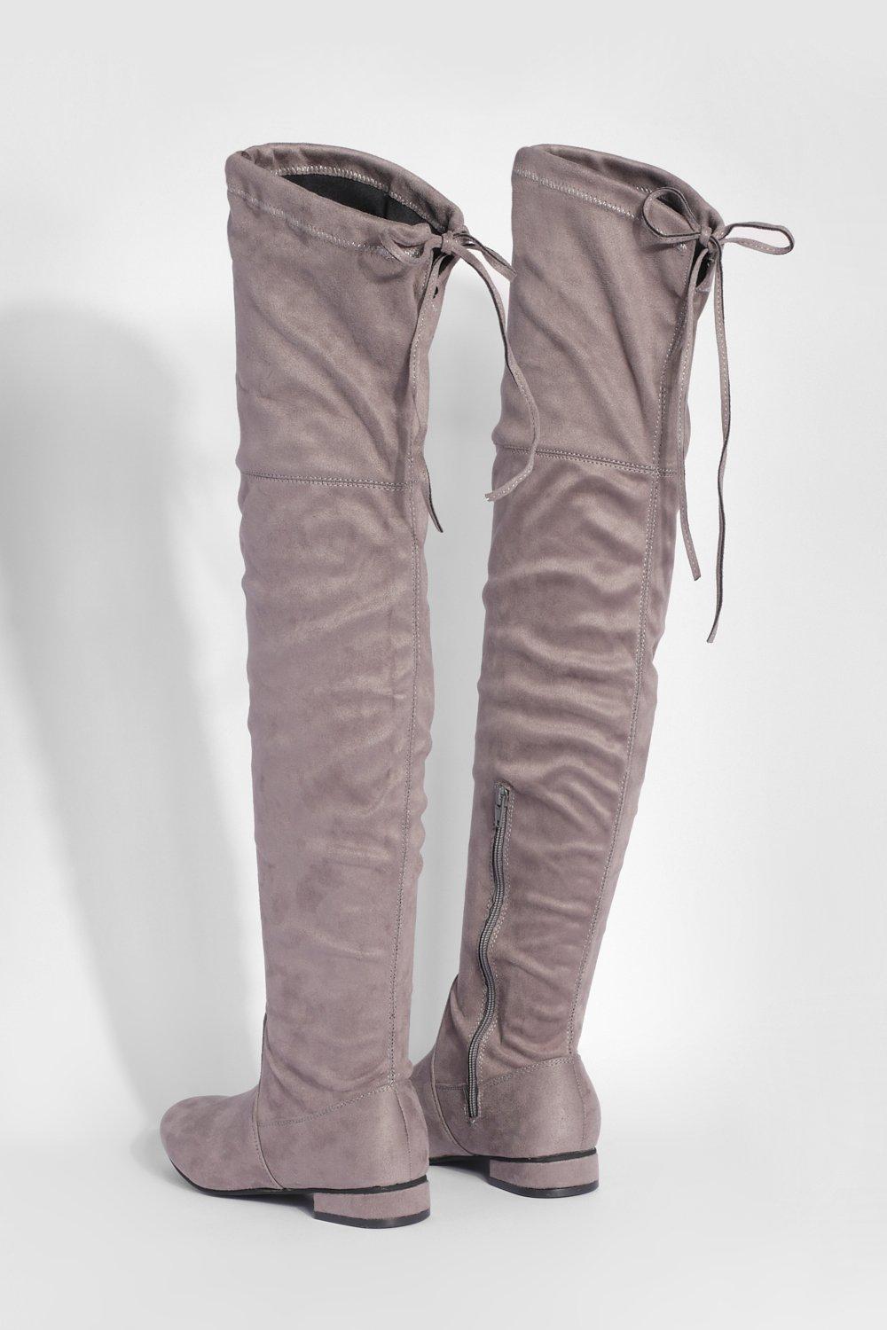 Over the knee boots boohoo best sale