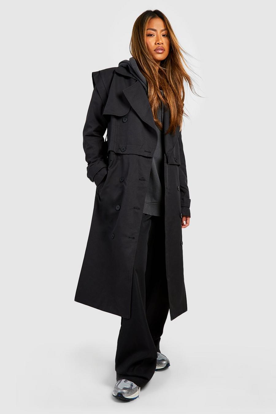 Black Multiway Trench Coat image number 1