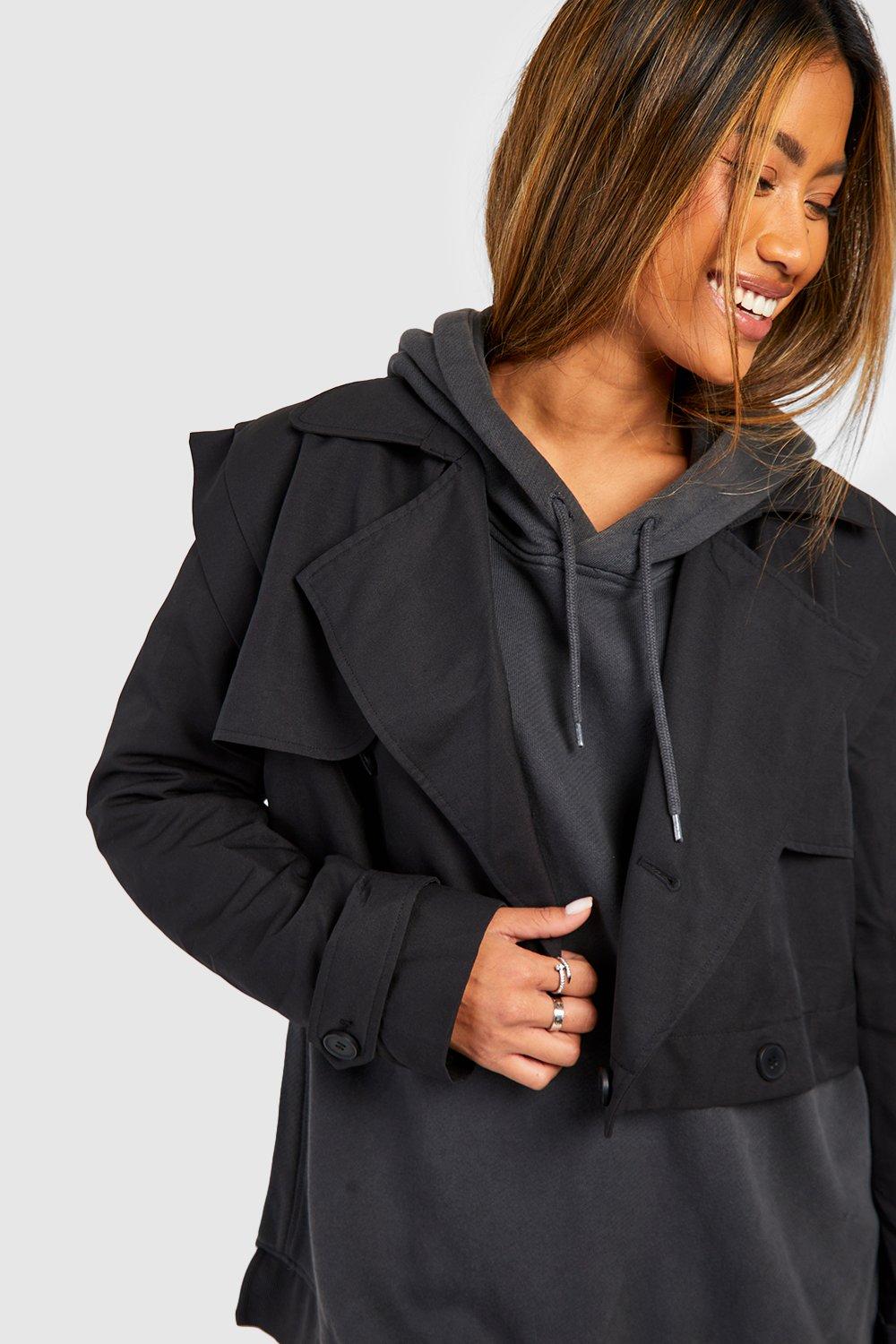 Women's coats boohoo on sale uk