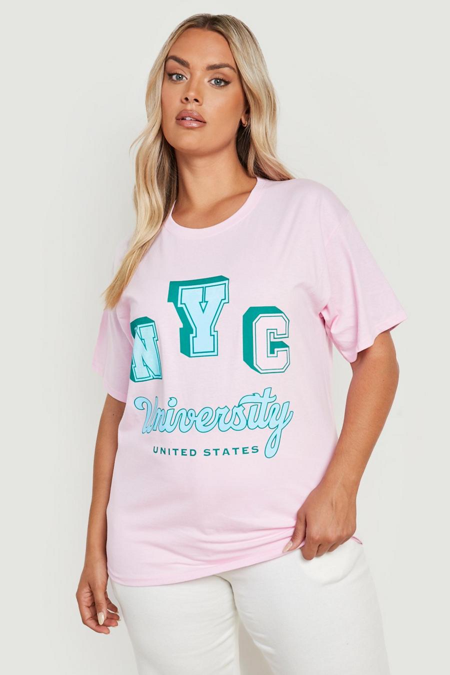 Baby pink Plus Nyc T-shirt  image number 1