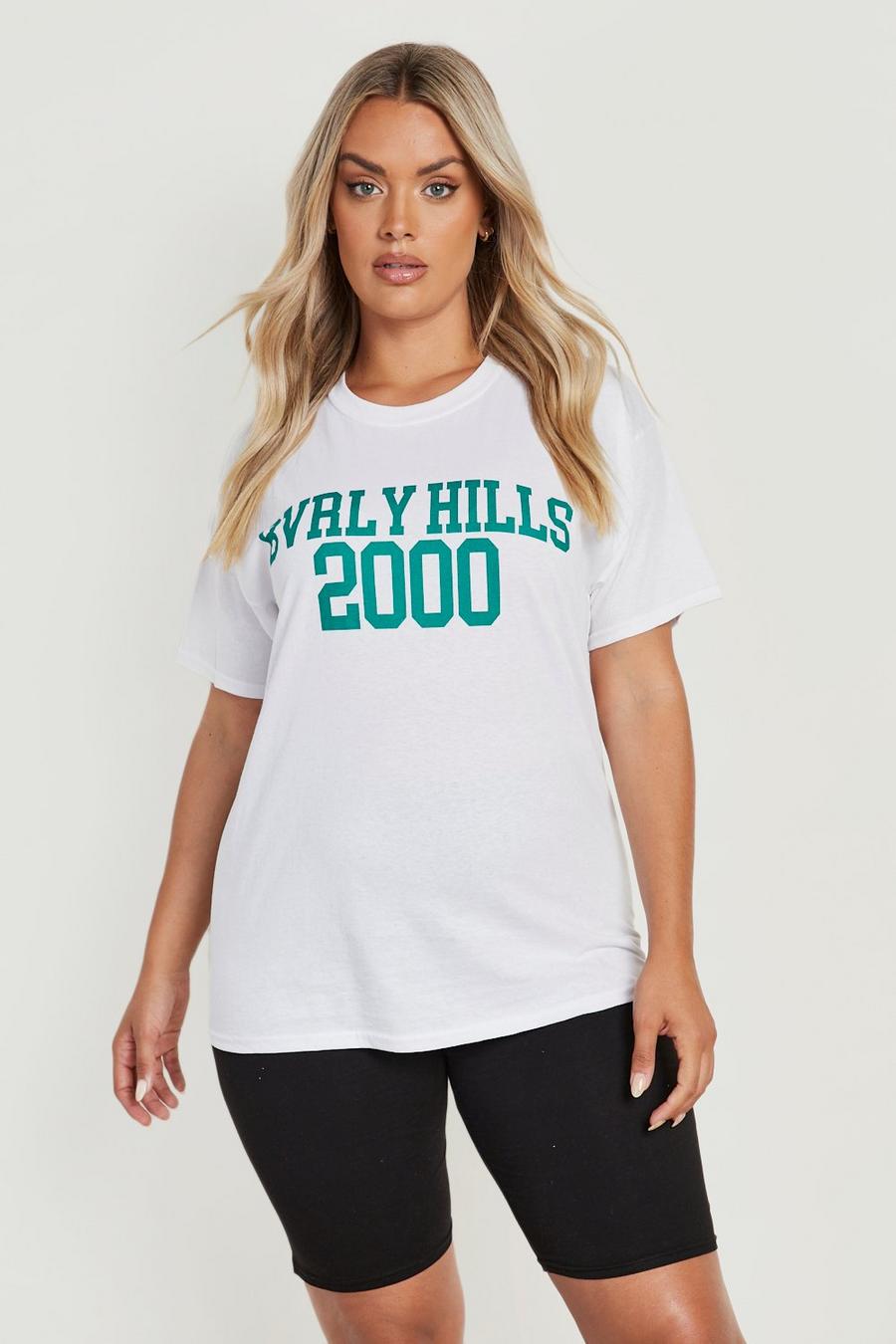 White Plus Beverly Printed T-shirt image number 1