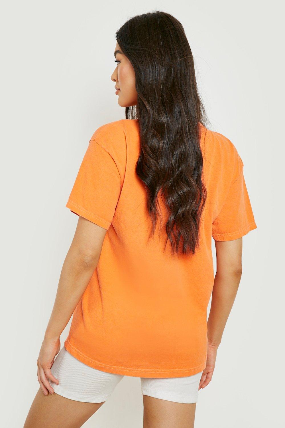 Neon Texas Printed T shirt boohoo