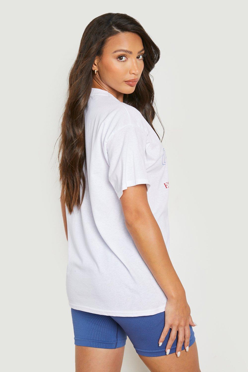 Tall T Shirt mit Baseball Print boohoo DE