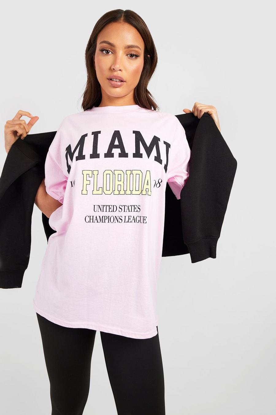 Pale pink rosa Tall - Miami T-shirt