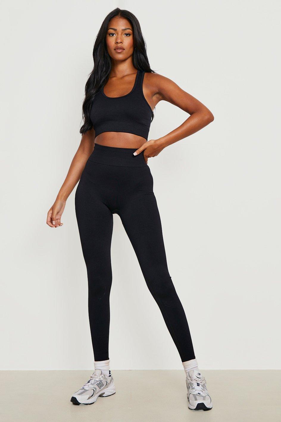 Black Leggings Seamless Activewear