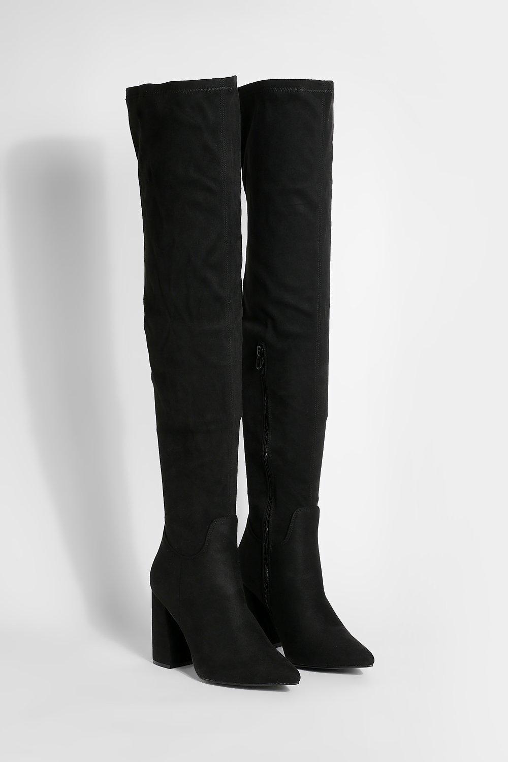 over the knee boots boohoo