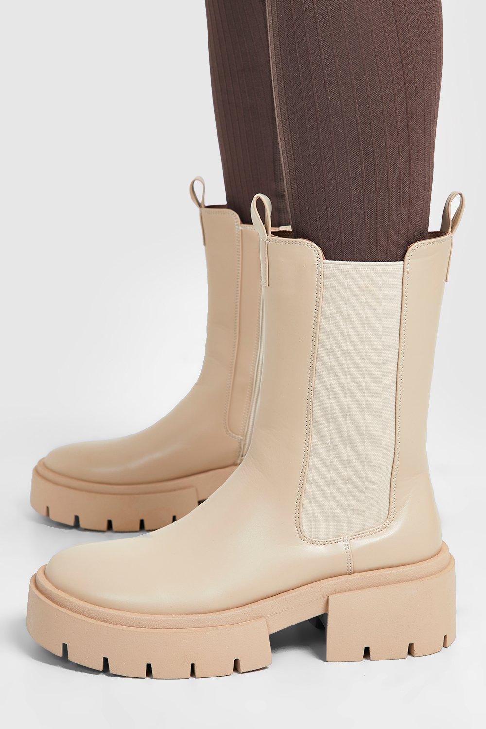 Double Tab Chelsea Boots boohoo USA