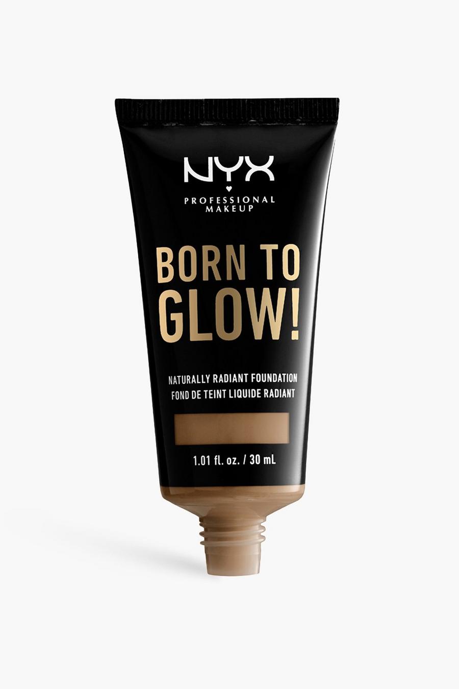 NYX Professional Makeup - Fond de teint radiance naturelle - Born To Glow!, 16 mahogany