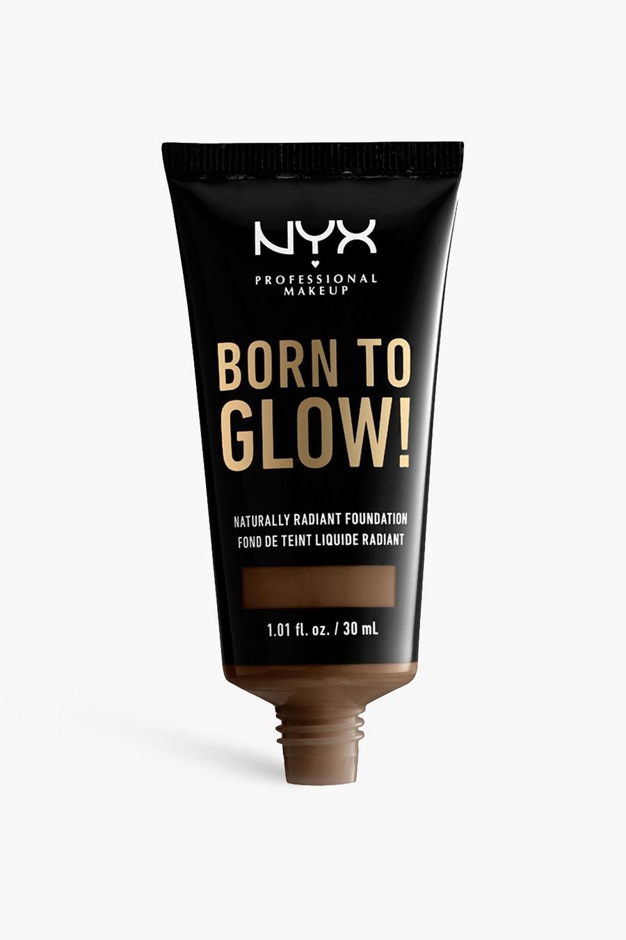 20 deep rich NYX Professional Makeup Born To Glow! מייקאפ עם ברק טבעי