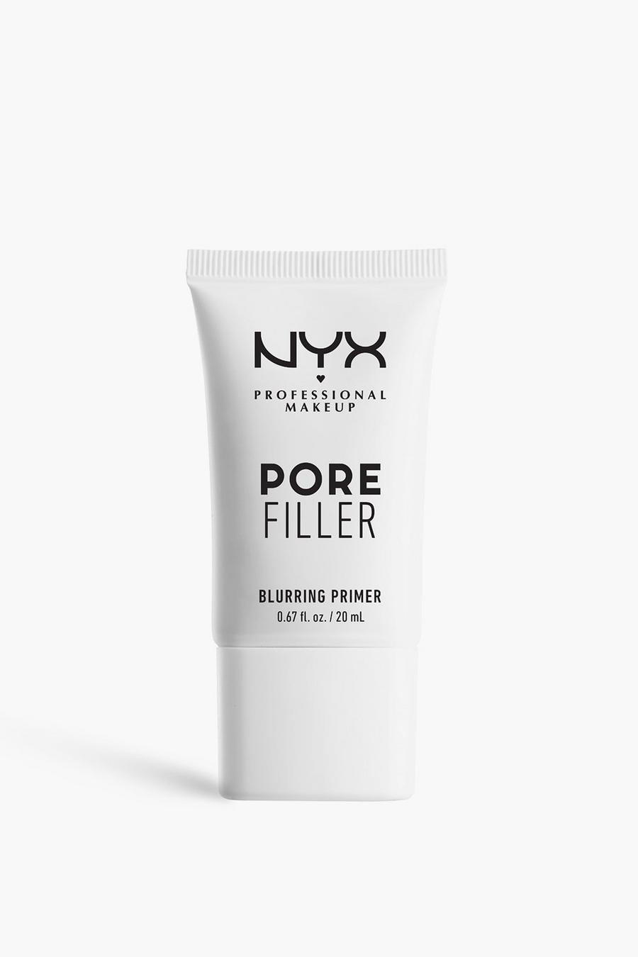 Base pre maquillaje Blurring Vitamin E Infused Pore Filler Face Primer de NYX Professional Makeup, Clear