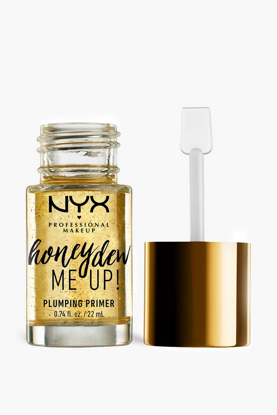 Gold metallic NYX Professional Makeup Plumping Honey Dew Melon Infused Honey Dew Me Up Face Primer