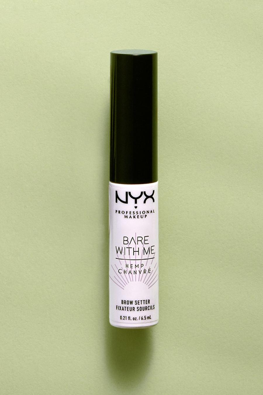 Fijador para cejas Bare With Me Hemp Brow Setter de NYX Professional Makeup, 01 clear