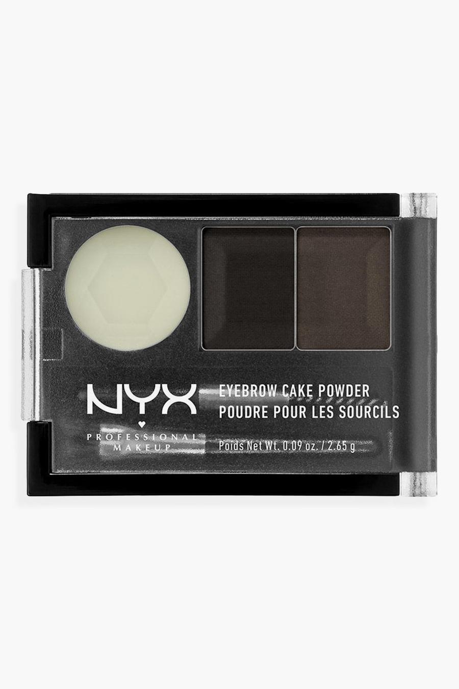 01 black_grey NYX Professional Makeup Eyebrow Cake Puder image number 1