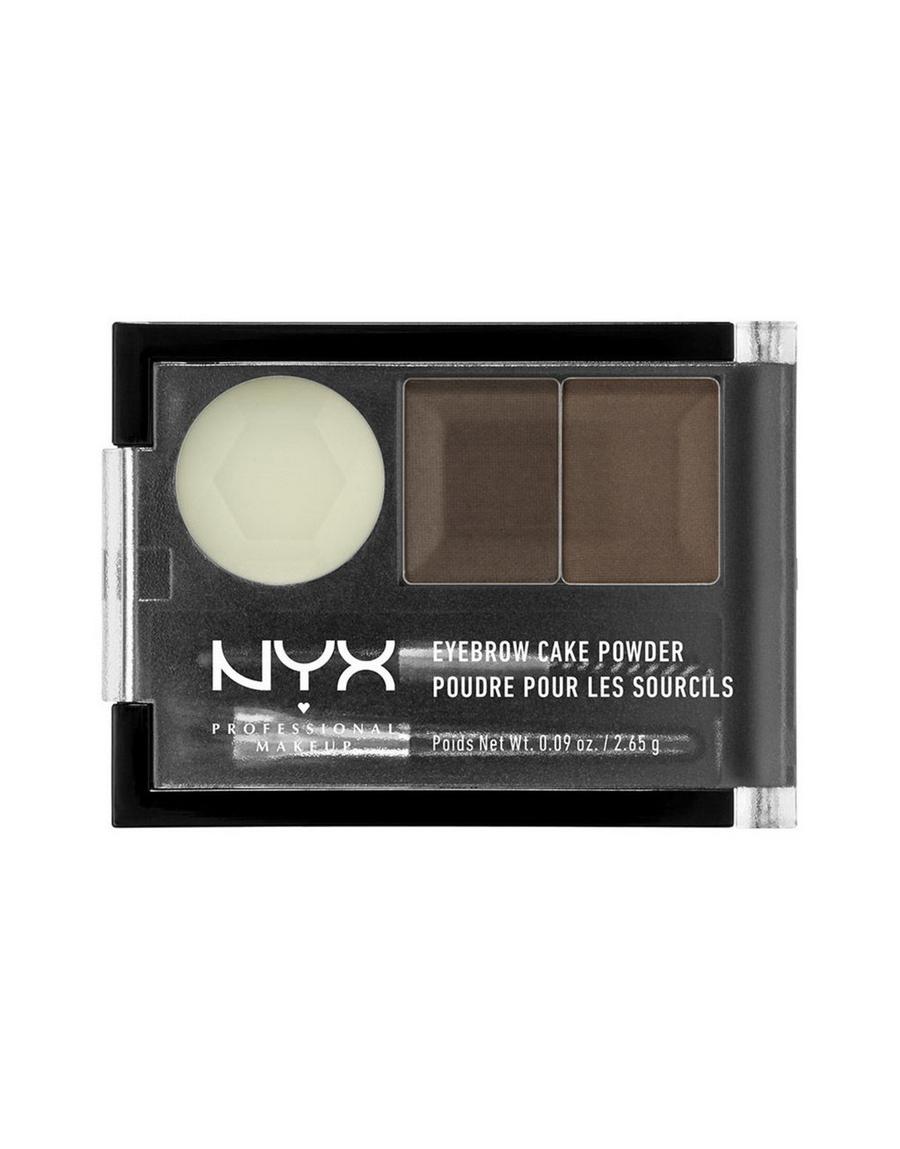 02 dark brown_brown NYX Professional Makeup Eyebrow Cake Powder