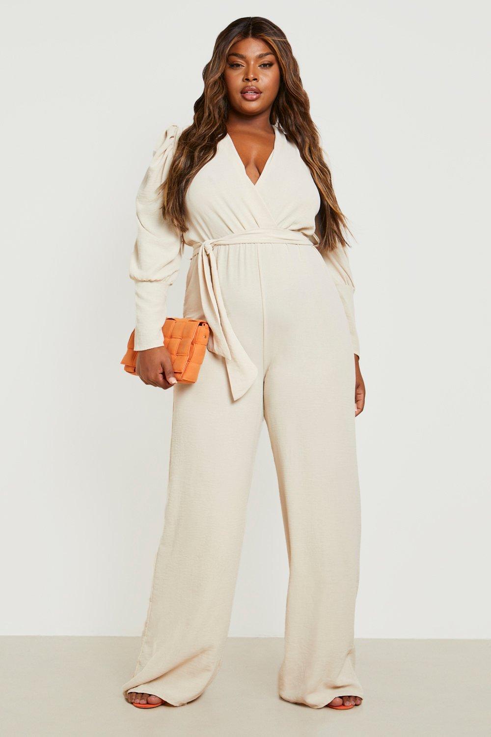 Belted jumpsuit store