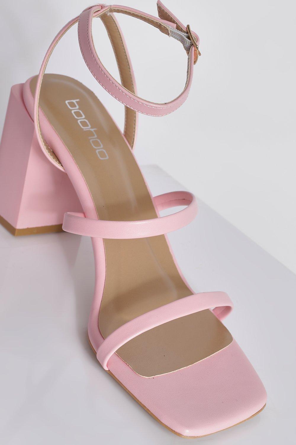 Boohoo pink cheap heels