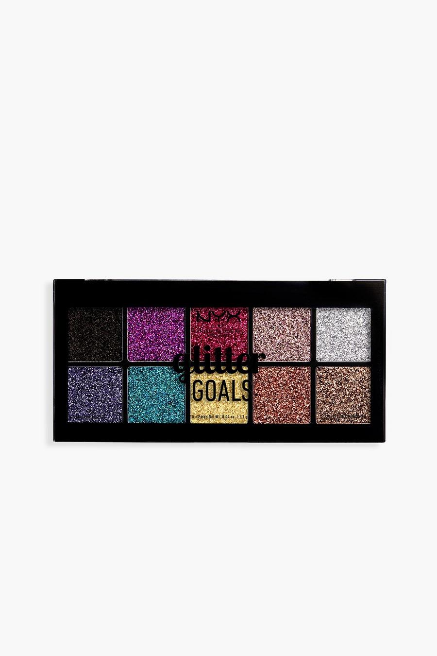 NYX Professional Makeup - Palette de fards à paupières pailletés - Glitter Goals, Multi image number 1