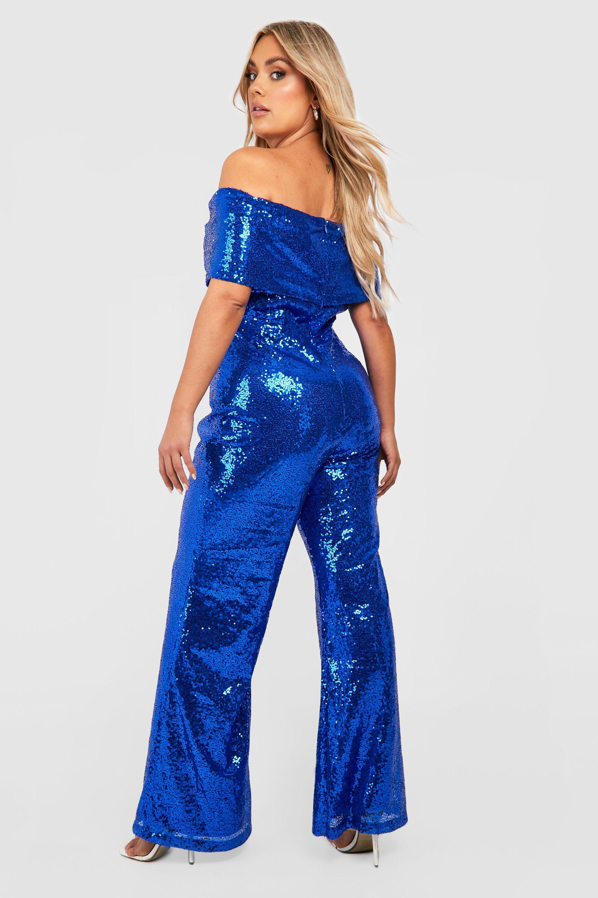 Bardot store sequin jumpsuit