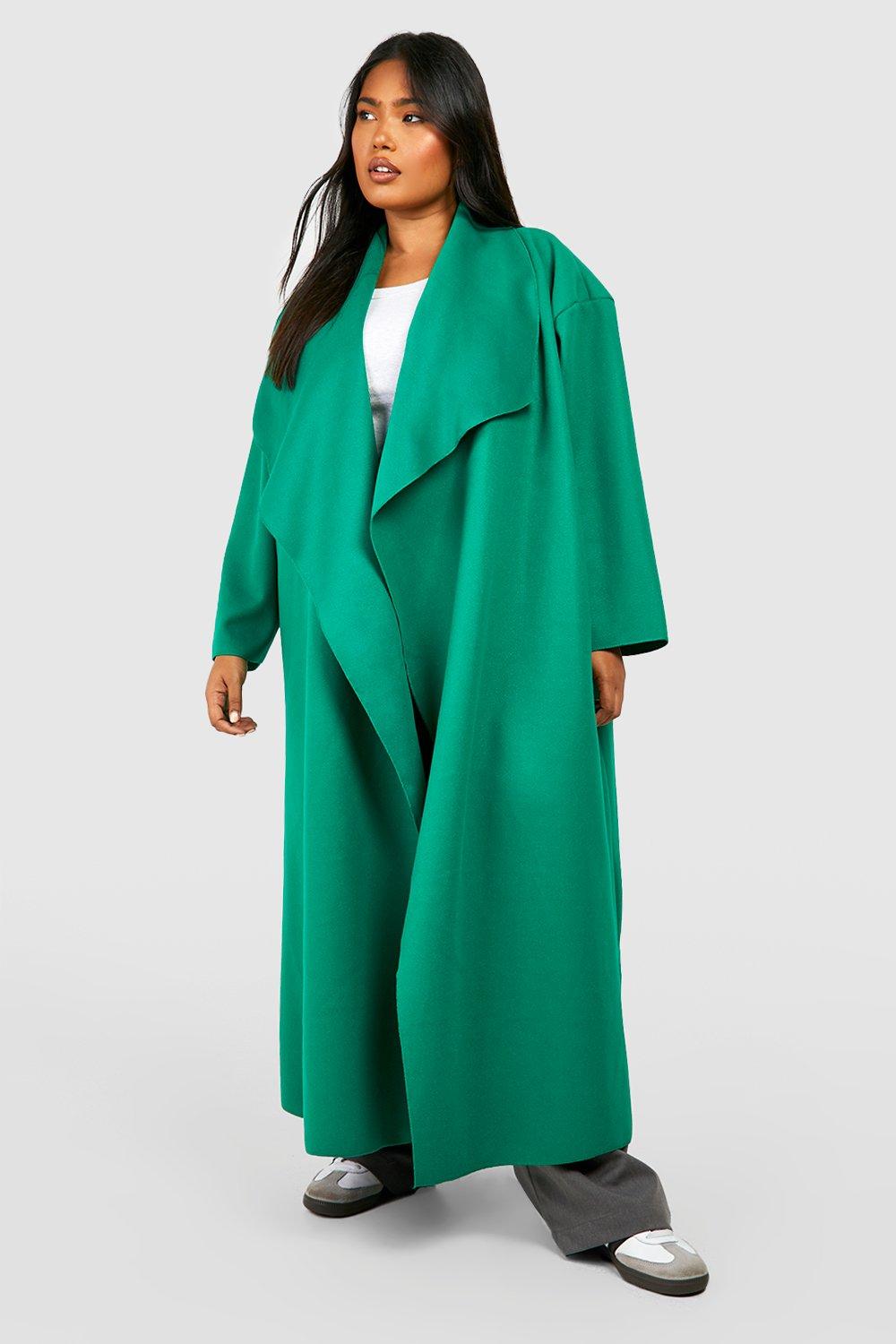 Maxi coat store plus size